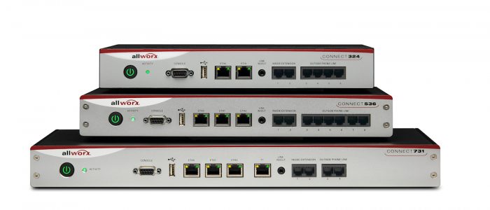 Allworx Connect 731 stacked communication systems